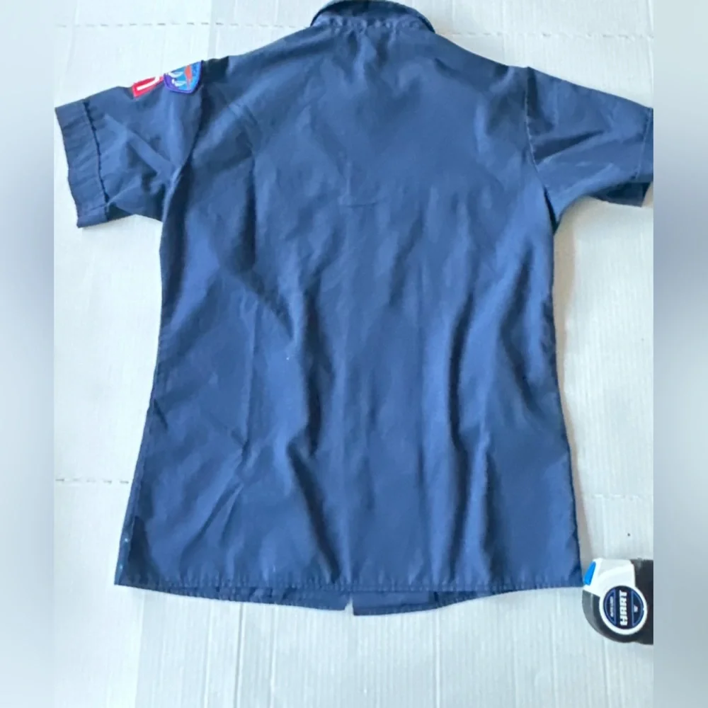 BOY SCOUTS Of America Shirt Youth Large Uniform Scout Poly‎ Blend Youth Large